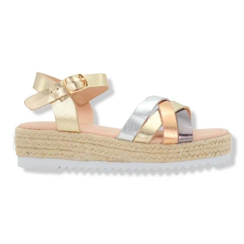 Sandalias para niñas suela ancha
