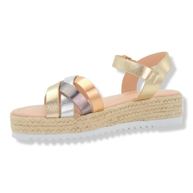 Sandalias para niñas suela ancha