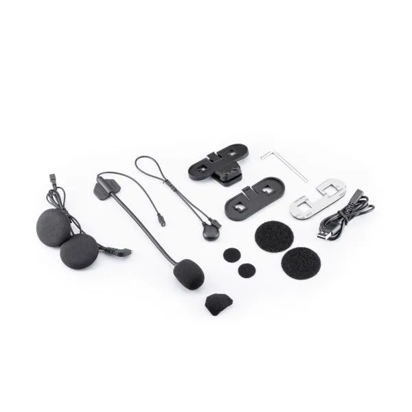SCORPION ADX2 GREY CEMENT + KIT BLUETOOTH LOKUI K30 