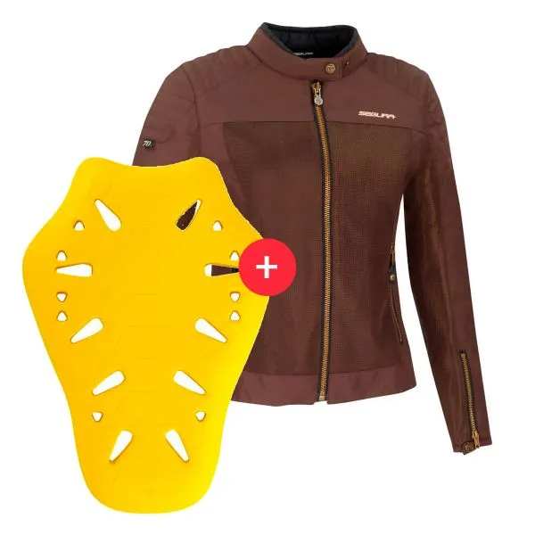 Segura Lady Oskar Brown + Flex Omega Back Protector Level 2 