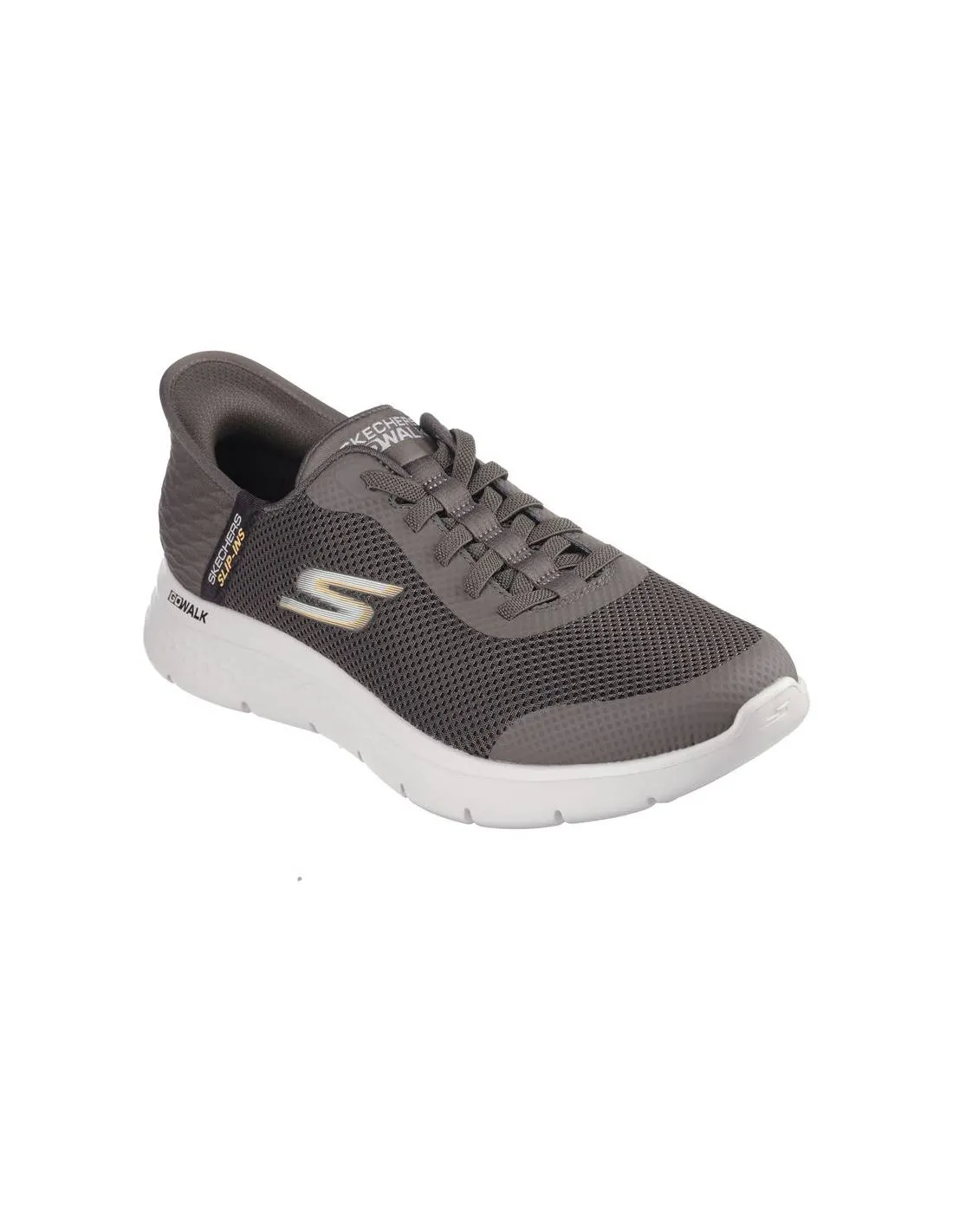 SKECHERS  DEPORTIVA GO WALK FLEX HANDS UP BROWN
