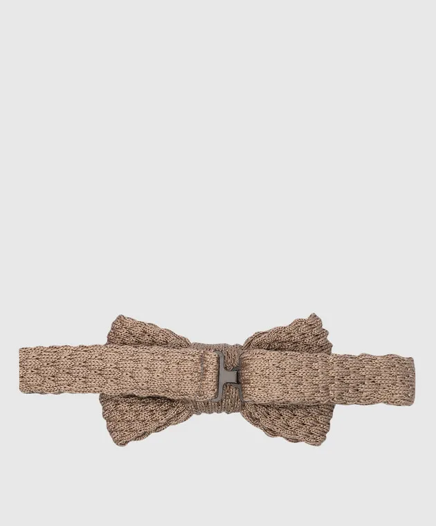 Stefano Ricci Children's brown silk bow tie