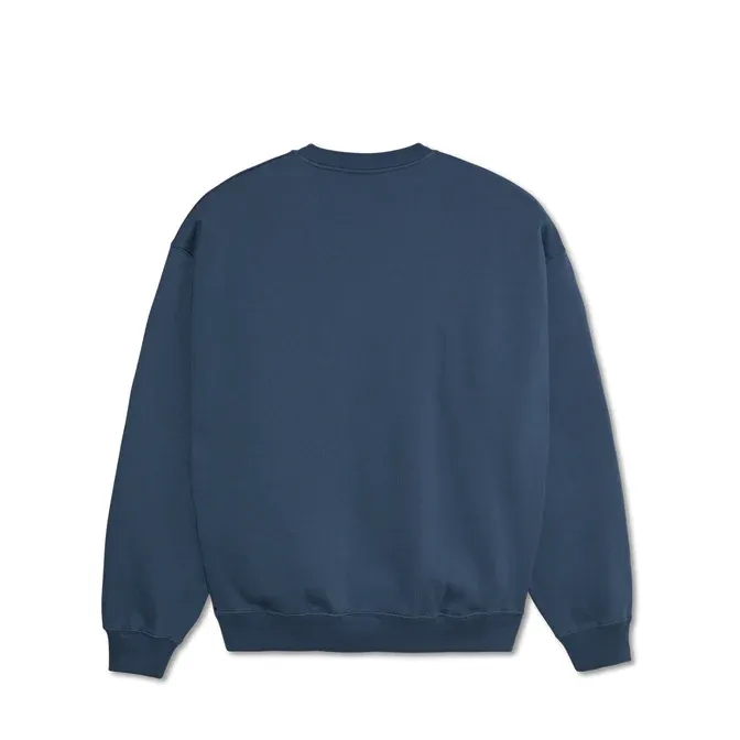 SUDADERA DAVE CREWNECK | FACES  GREY BLUE