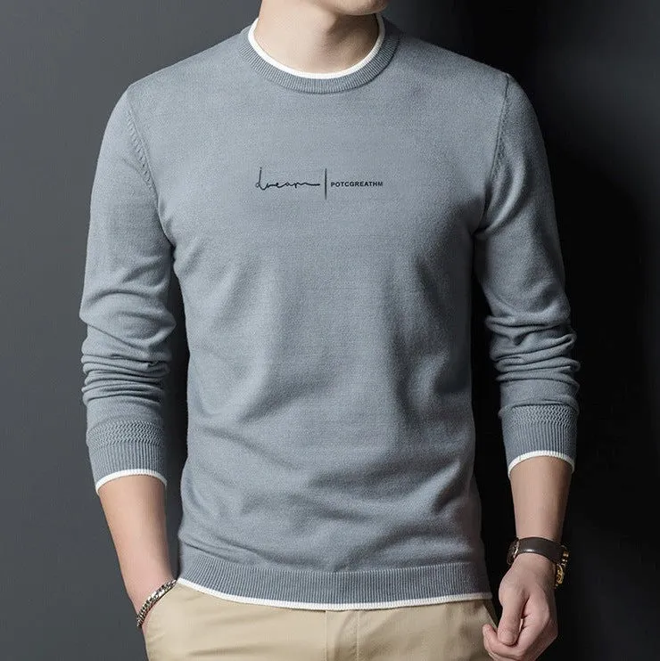 Suéter con estampado de letras