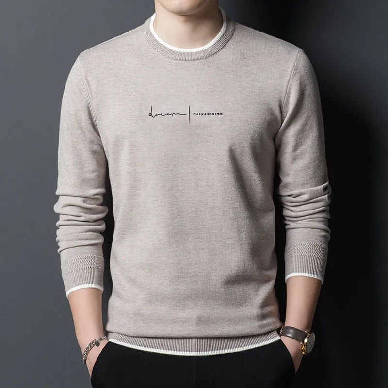 Suéter con estampado de letras