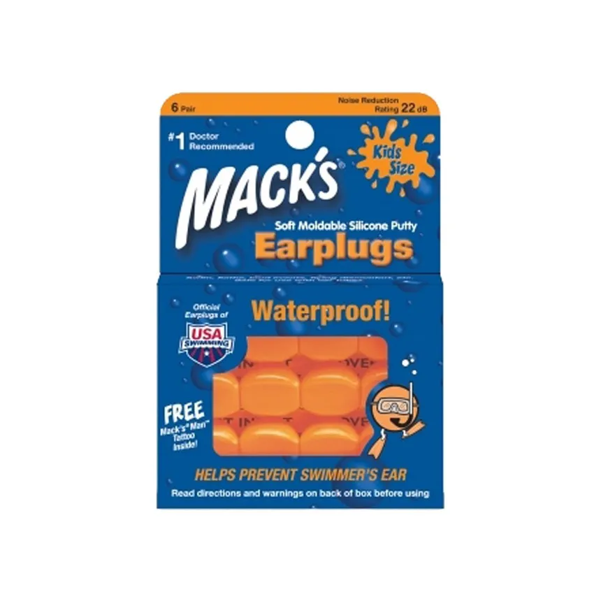 Tapones Oídos Macks Silicona Kids