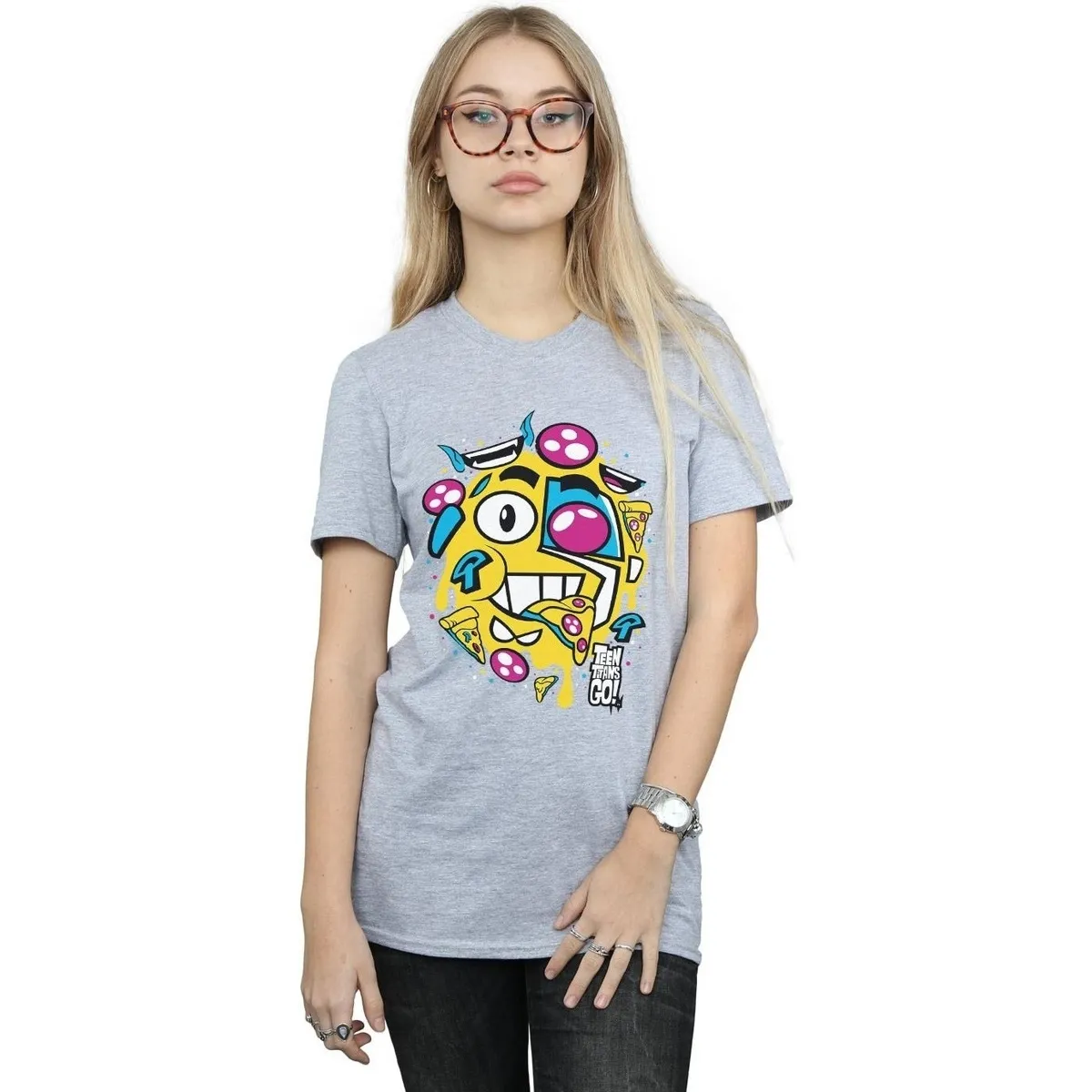 Teen Titans Go Pizza Face