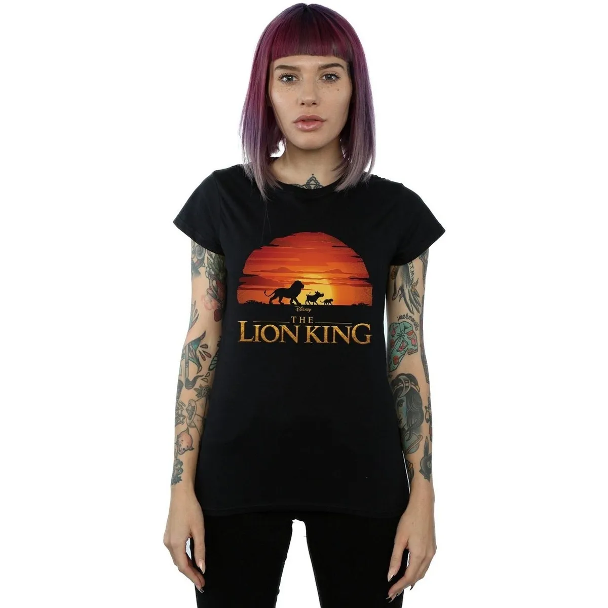 The Lion King Movie Sunset Logo