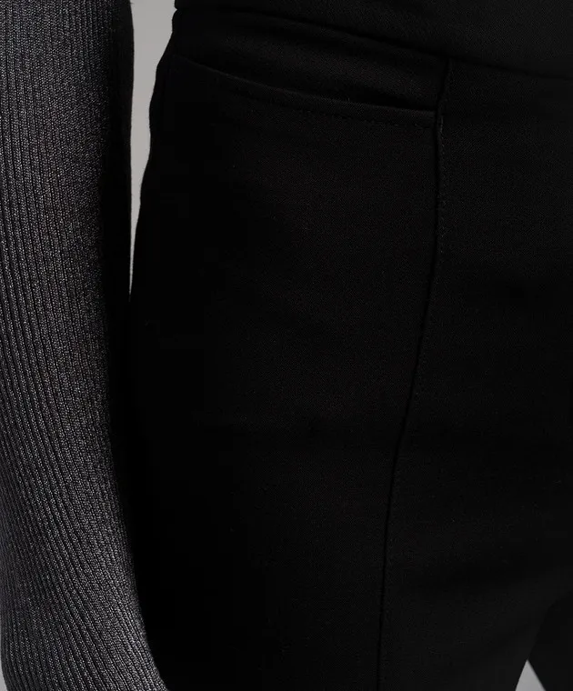 TOTEME BLACK HIGHRISE PANTS WITH SLITS