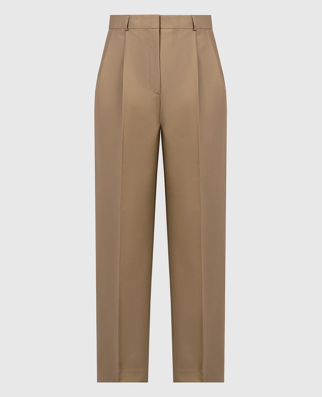 Toteme Brown pants with wool