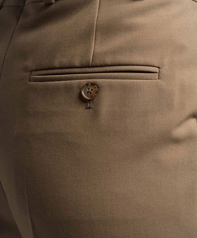 Toteme Brown pants with wool