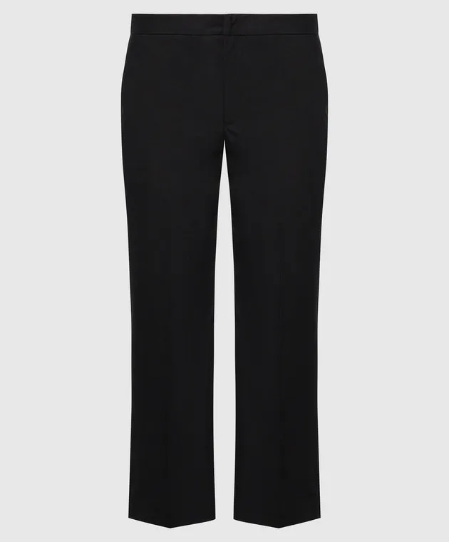 Twinset Black pants with metallic logo
