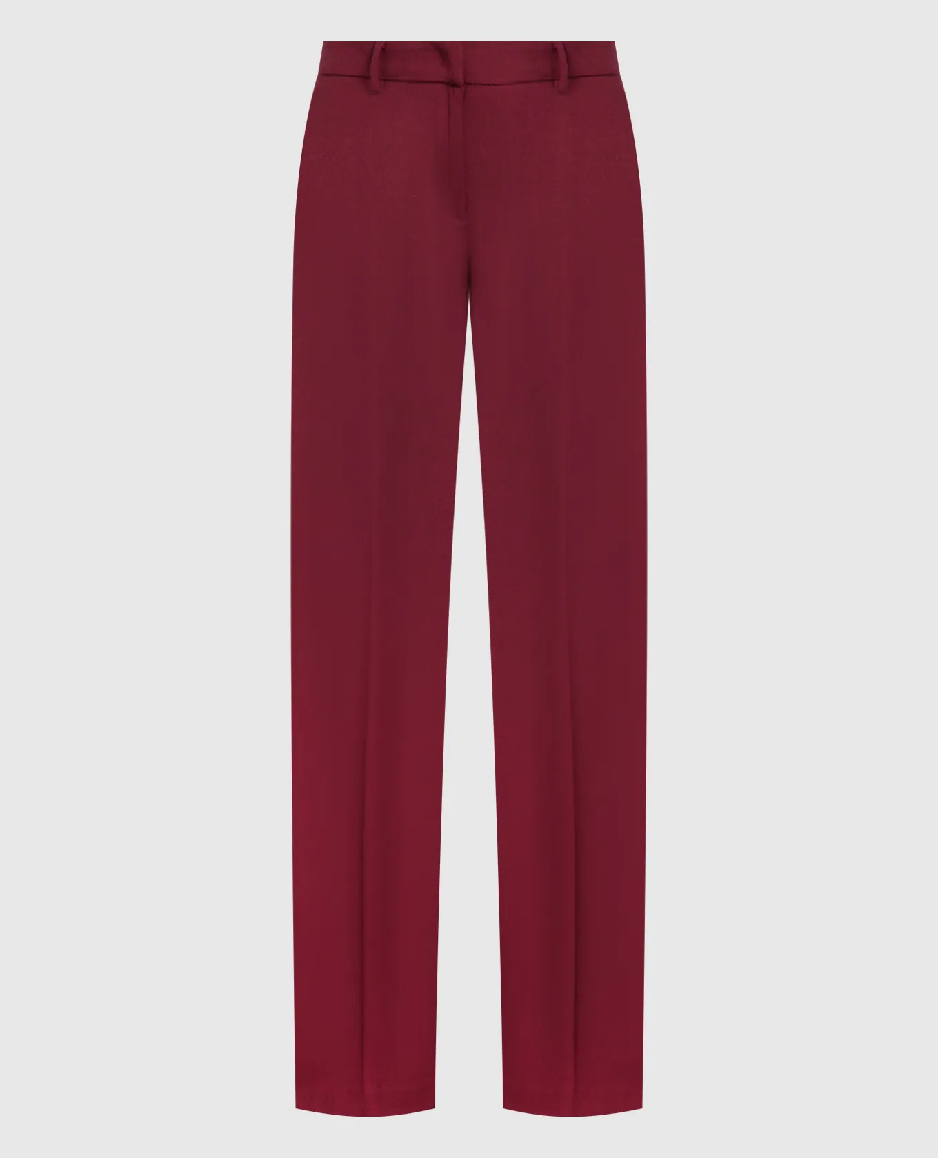 Twinset Burgundy pants with a logo