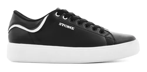 Zapatila Urbana Hombre Plataforma Comoda Ecocuero Stone 8152