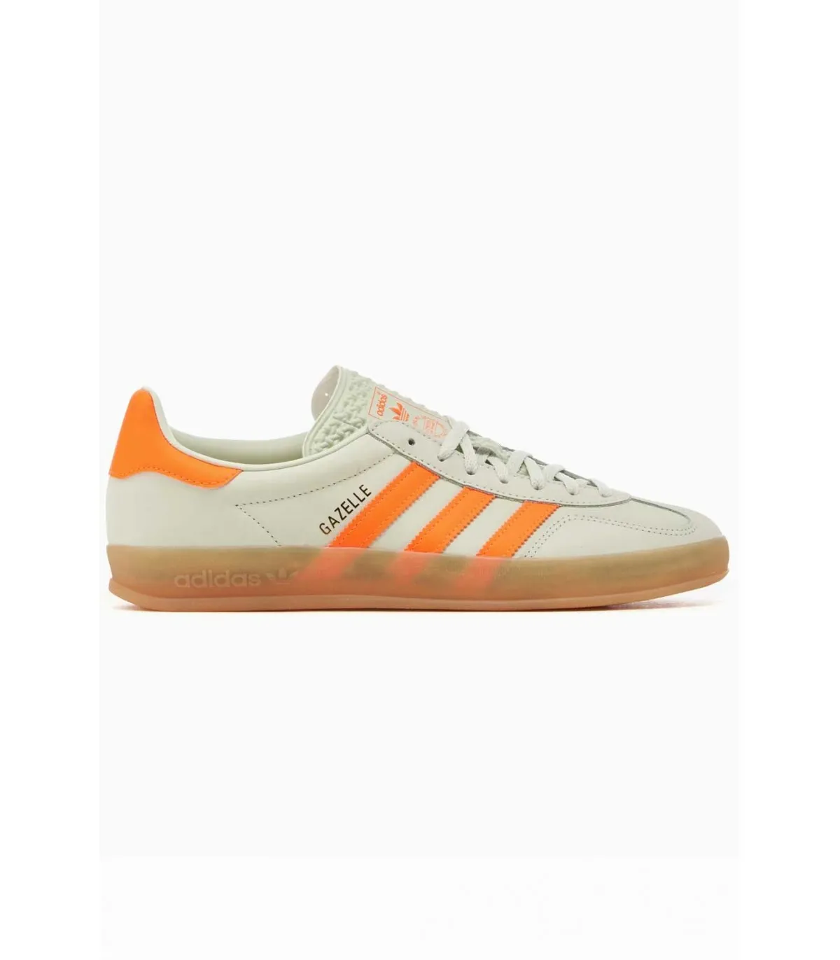 Zapatillas Adidas Gazelle Indoor Verde y Naranja Neon