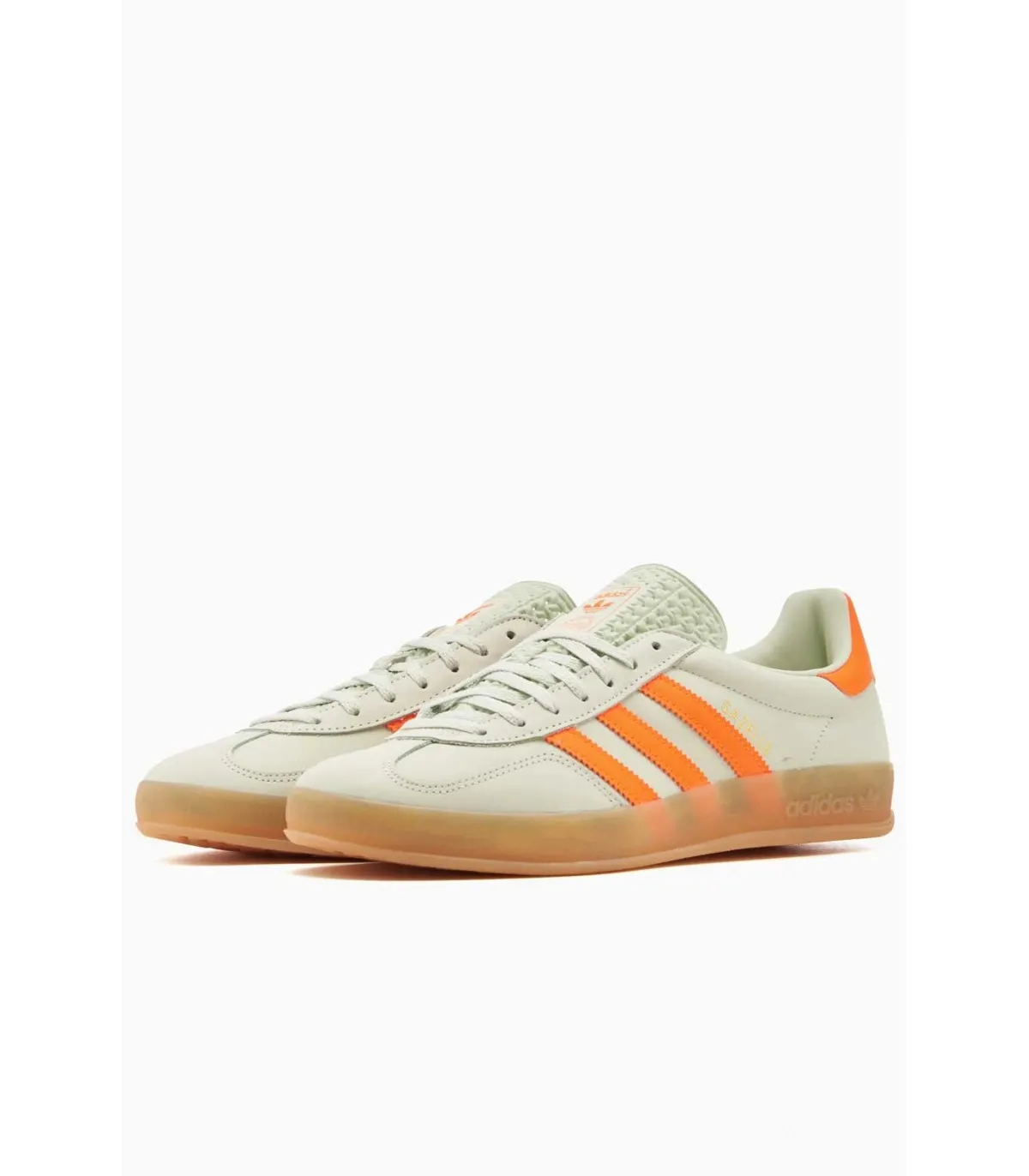 Zapatillas Adidas Gazelle Indoor Verde y Naranja Neon