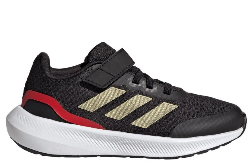 Zapatillas Adidas Runfalcon 3.0 Velcro Niños Negro/Dorado