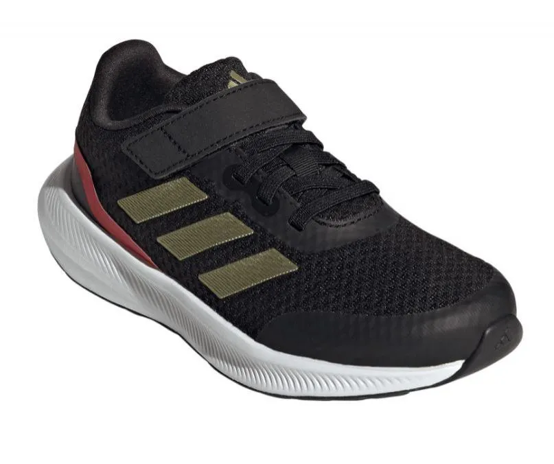 Zapatillas Adidas Runfalcon 3.0 Velcro Niños Negro/Dorado