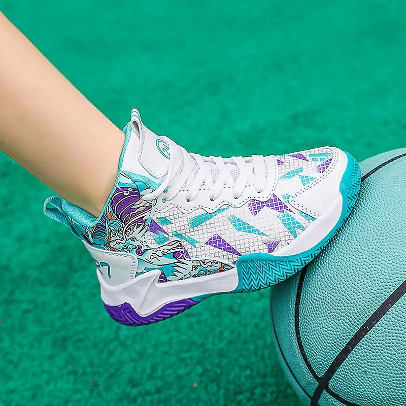 Zapatillas deportivas para niños Zapatos de baloncesto para niños antideslizantes zapatos deportivos para niños 3B017