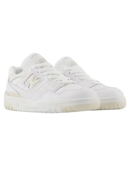 Zapatillas New Balance B550 Blanco Para Niños