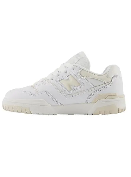 Zapatillas New Balance B550 Blanco Para Niños